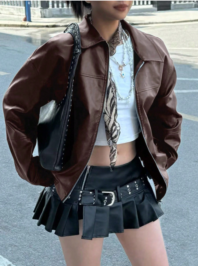 Heritage Brown Leather Jacket view 2